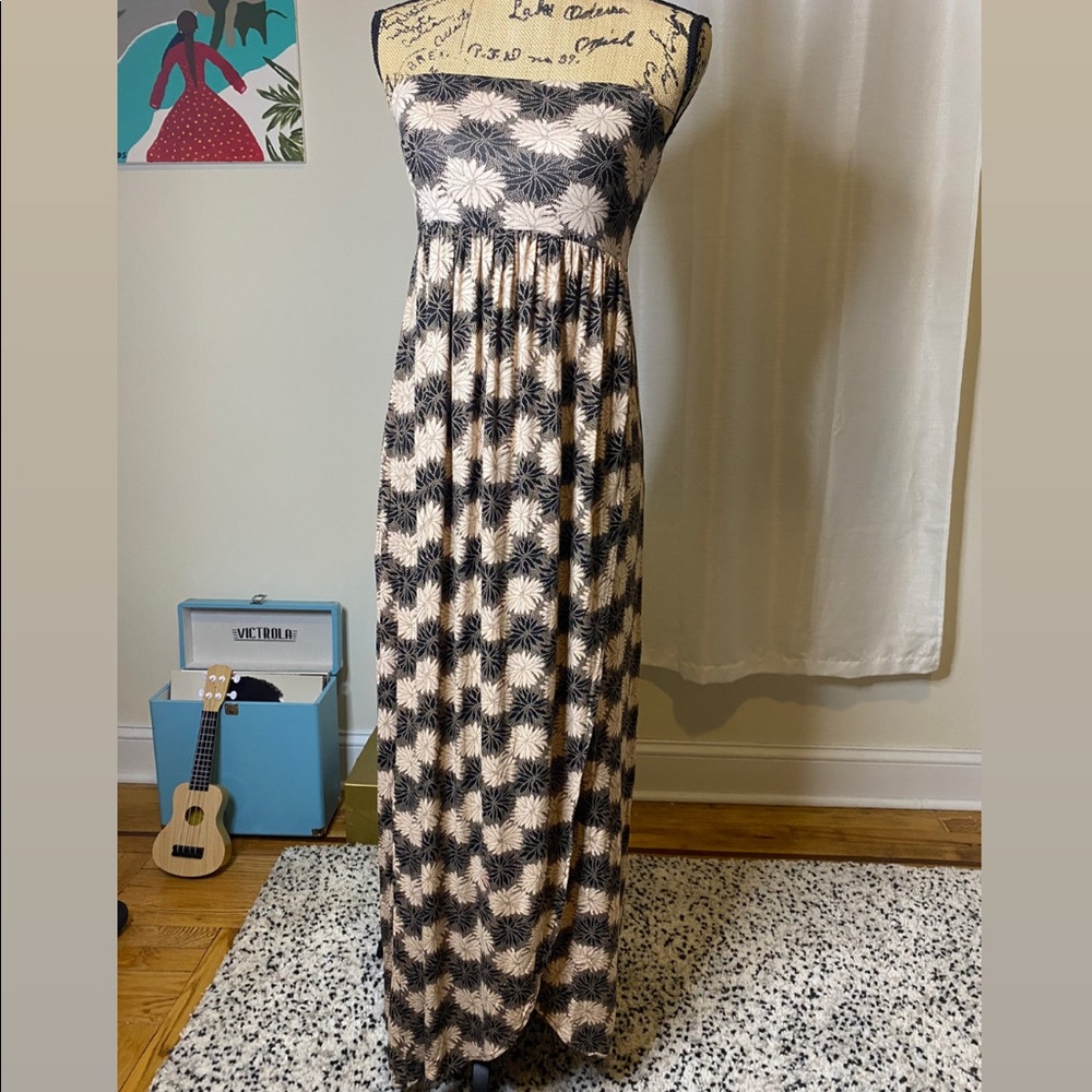 Floral Maxi dress with split